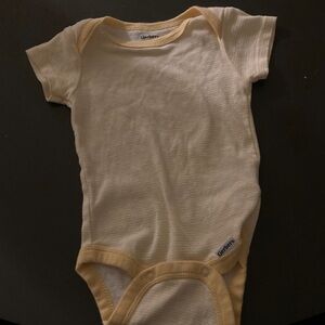Gerber Soft Yellow Baby Bodysuit